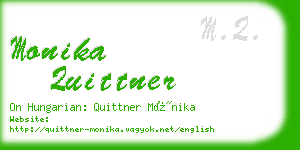 monika quittner business card